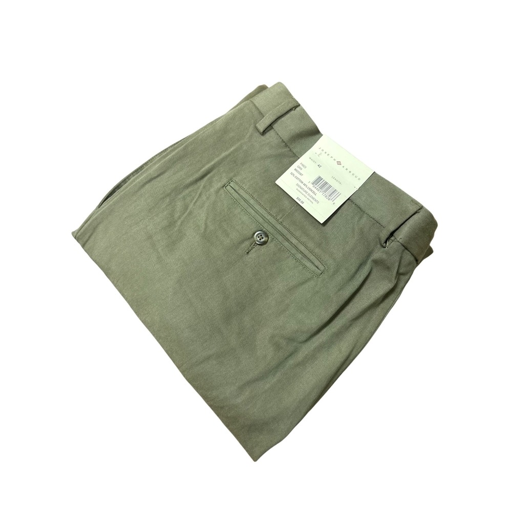 Joseph Abboud Dress Pants Mens 42 Signature Elements Cotton‎ Lyocell Raw NWT $98